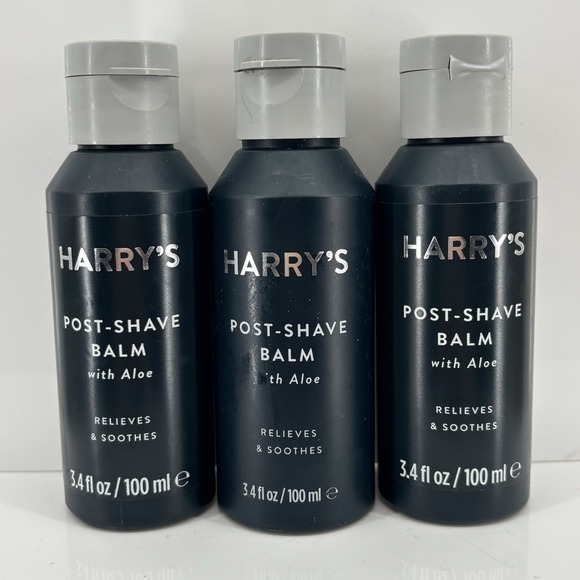 Harry's of London Other - Lot of 3 Harry's Post Shave Balm with Aloe 3.4 oz Men's After Shave Care